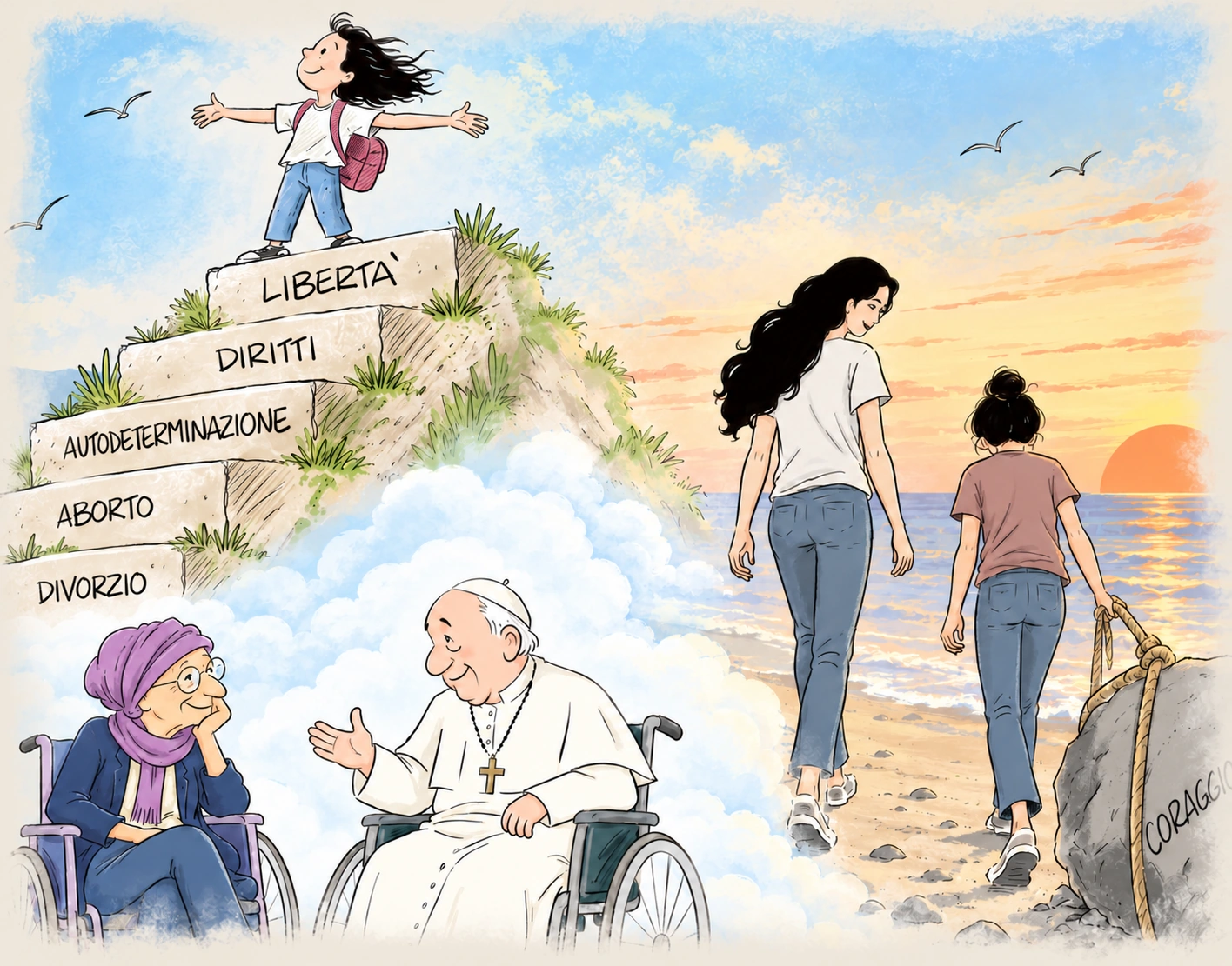 Le vignette del Tg3 · Martello Cartoon
